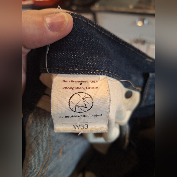 Doublewood Selvedge Denim 33x32 - Picture 3 of 6